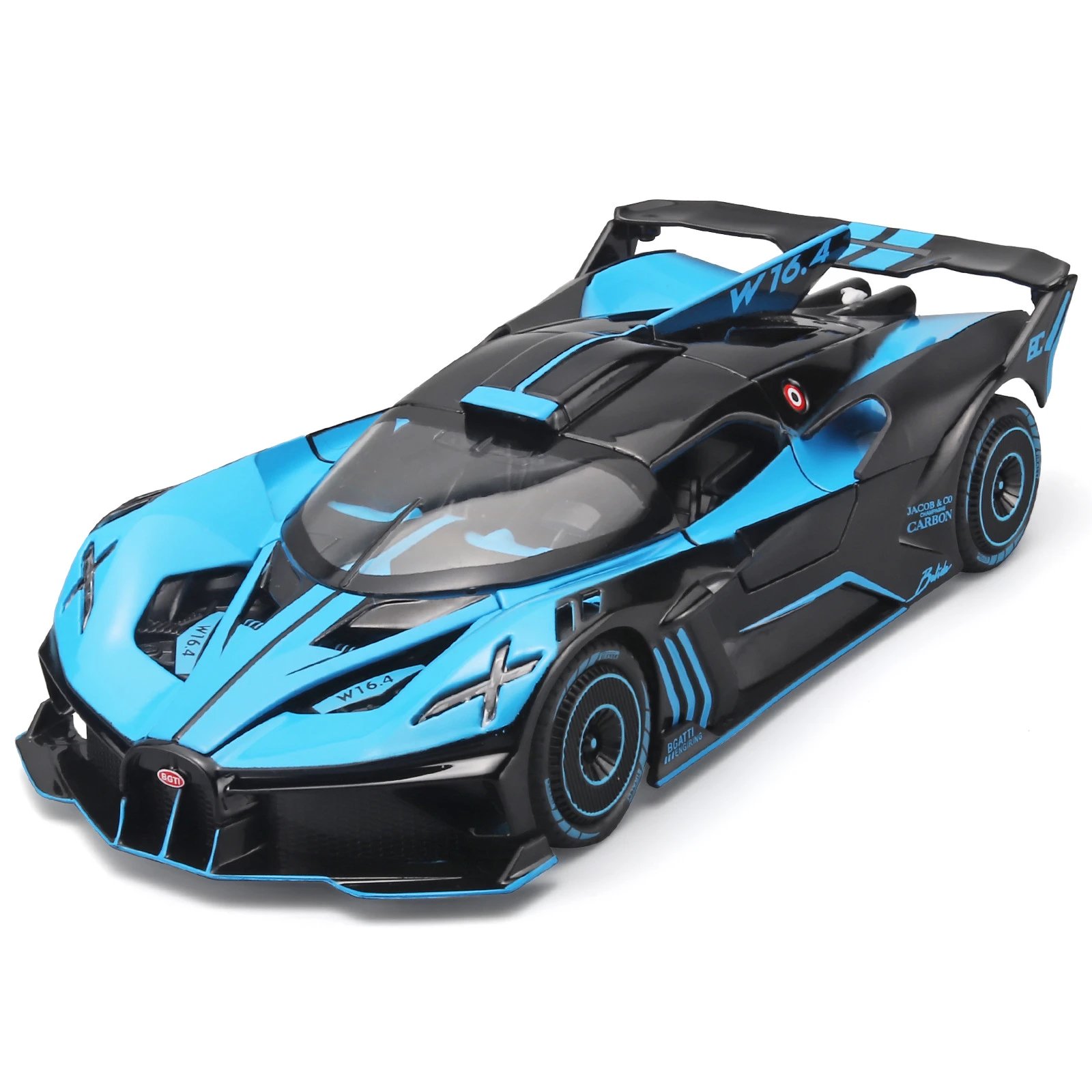 1:24 Bugatti Diecast Pull-Back Model Car - Toy Spreadsheet, Toy Picks, Toy Finds - 142432