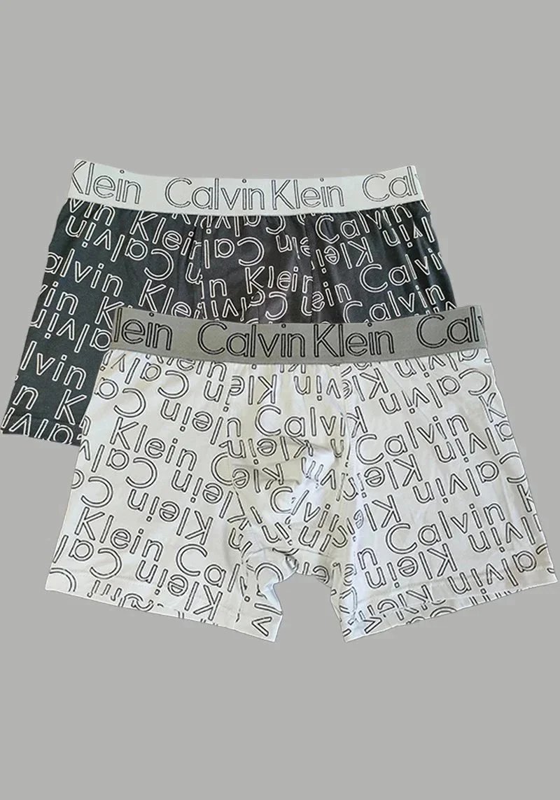 Calvin Klein Modern Cotton Boxer Briefs Set Gray Multicolor Underwear - 7