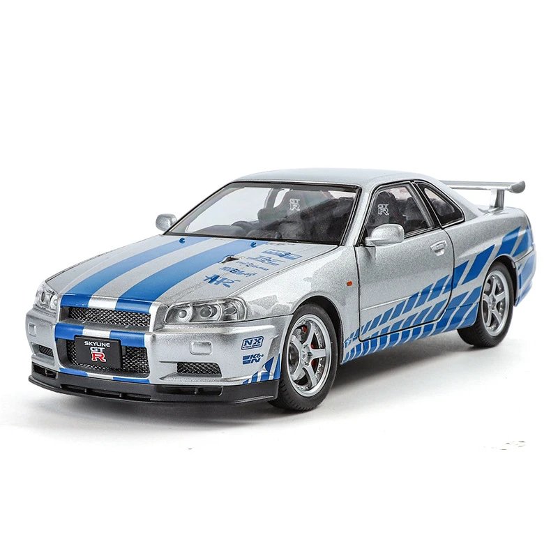 Nissan Skyline GT-R R34 Diecast Car Model