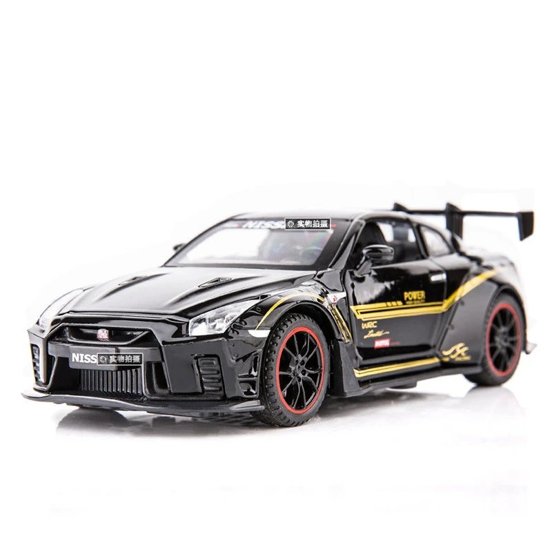 GTR Diecast Pull-Back Model Car with Lights and Sound - Toy Spreadsheet, Toy Finds, Toy Picks, Toy List, Model Picks - 142612