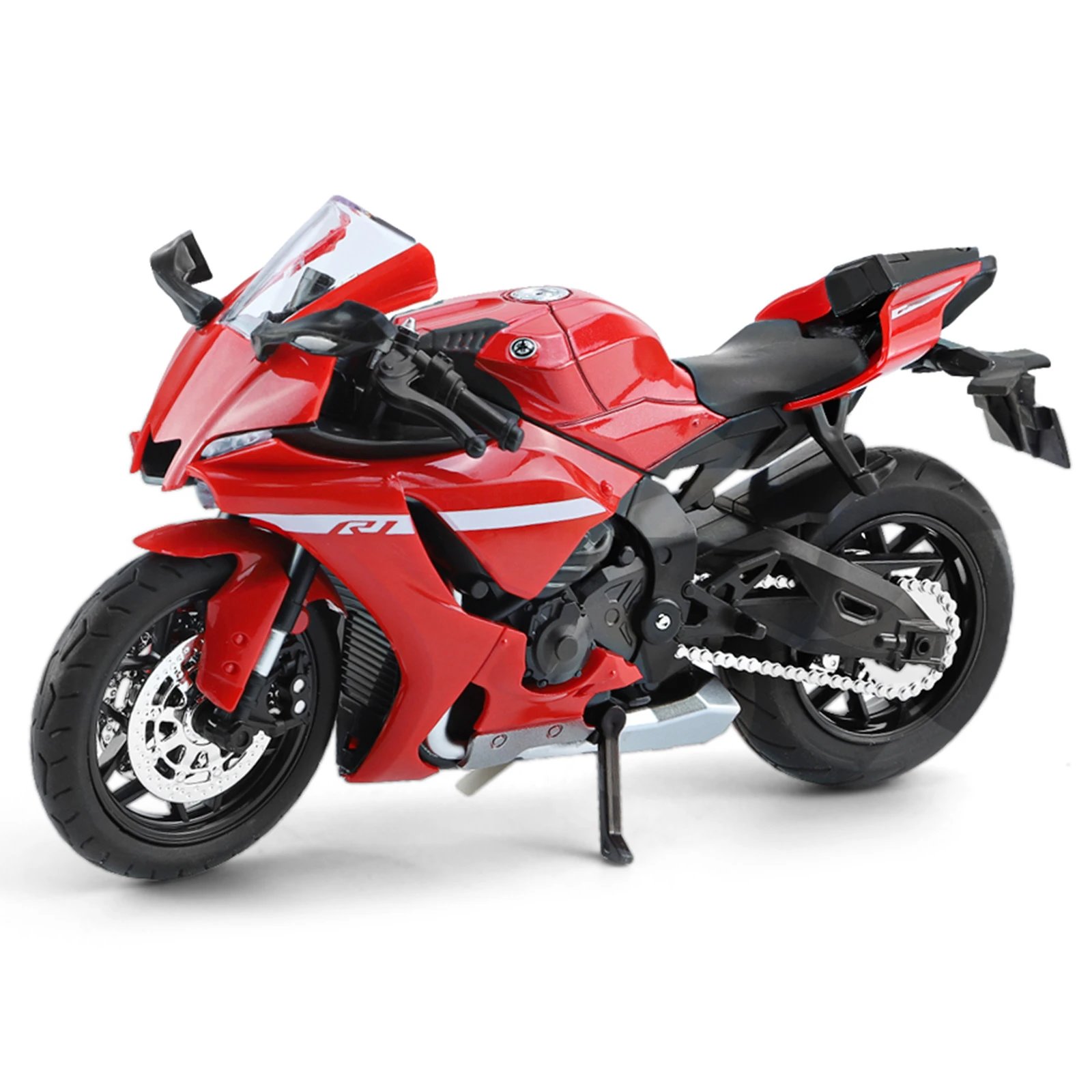 Yamaha YZF-R1 Red Diecast Motorcycle Model Electronics