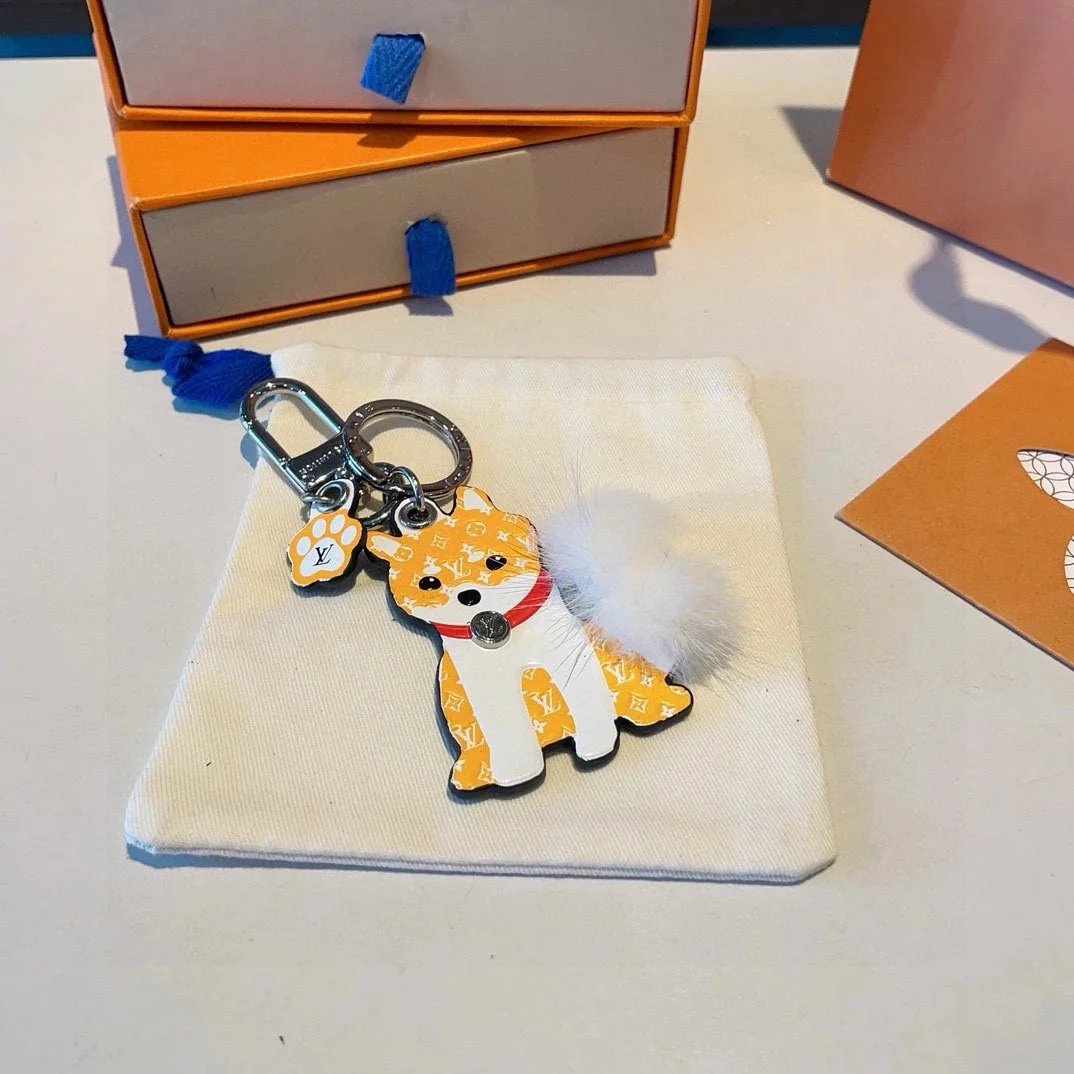 Louis Vuitton Shiba Keychain Charm