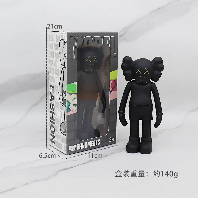 Kaws black standing figure [window box] SKU image