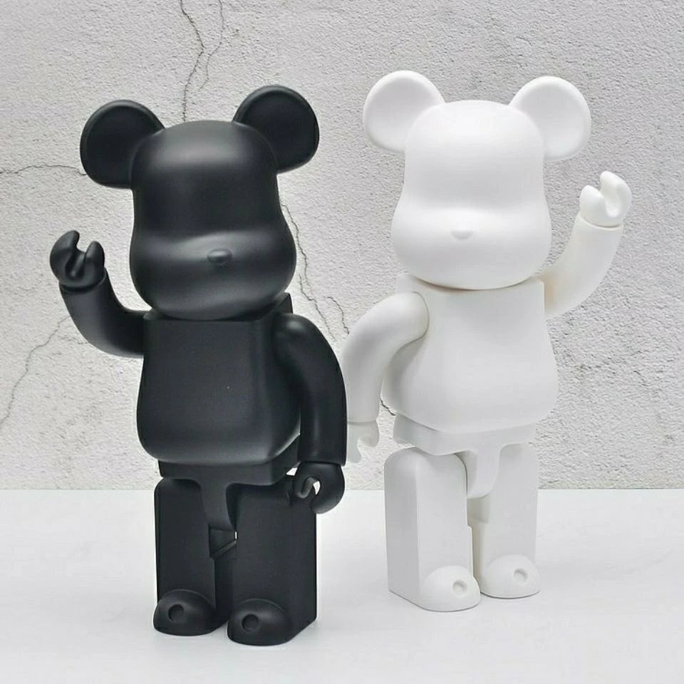 ABS Black and white pure bear (shoot 2 hair a pair, shoot one hair white）
