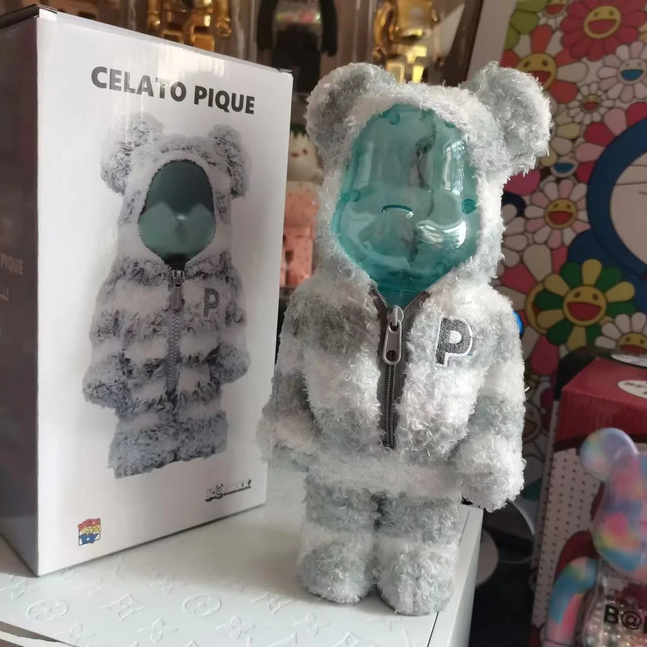 400%28 CM Blue pajama bear
