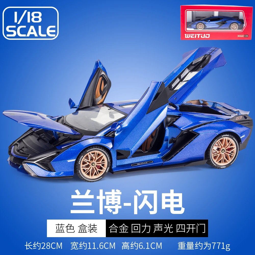 1 Lamborghini Lightning-Blue than 18 American