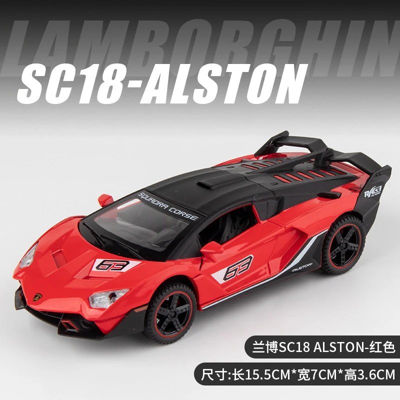 1 Than 32 Jiaye Lamborghini SC 18-Red