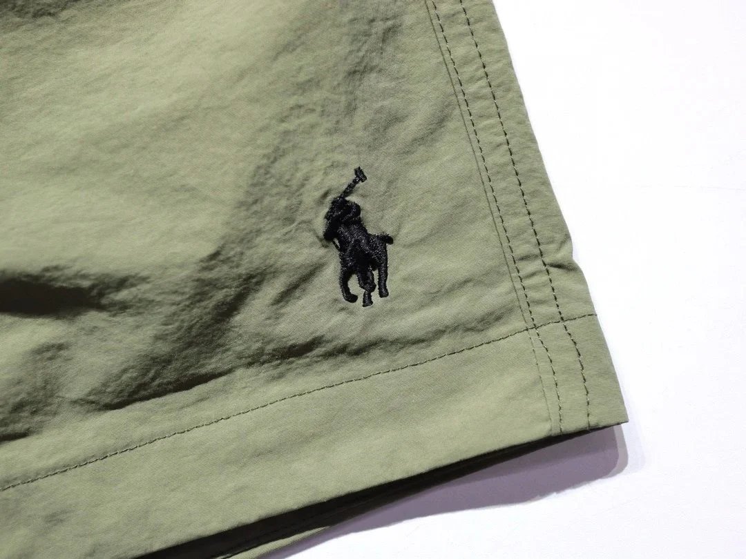 Polo Ralph Lauren Classic Fit Swim Trunks Green Shorts - 7