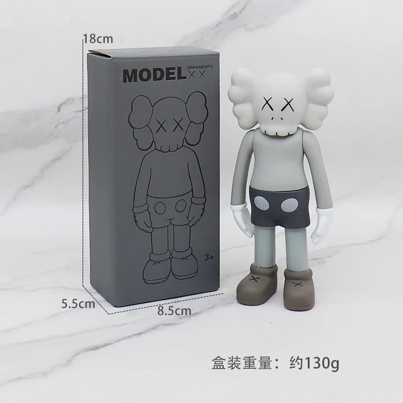 Standing pose, gray color [sealed box] SKU image