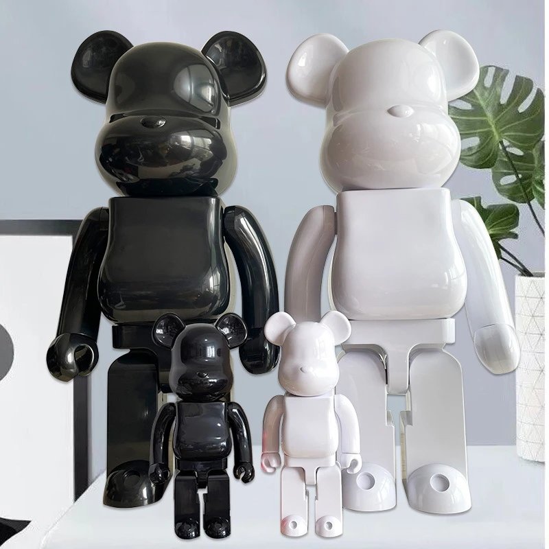 bearbrick70cm积木熊暴力熊白模DIY素材上色手办模型玩具摆件公仔 - 142025