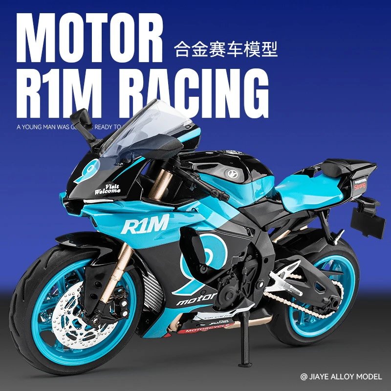 1:12 R1M Racing Motorcycle Diecast Model - Toy Picks, Model Bike Finds, Toy Finds, Scale Model List, Model Bike Spreadsheet - 141249