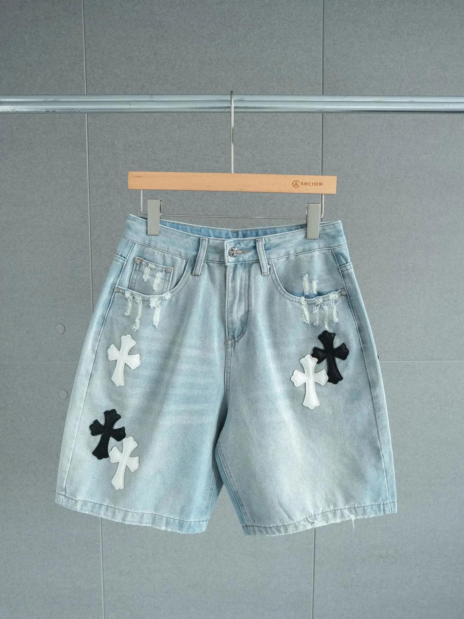Chrome Hearts Denim Shorts