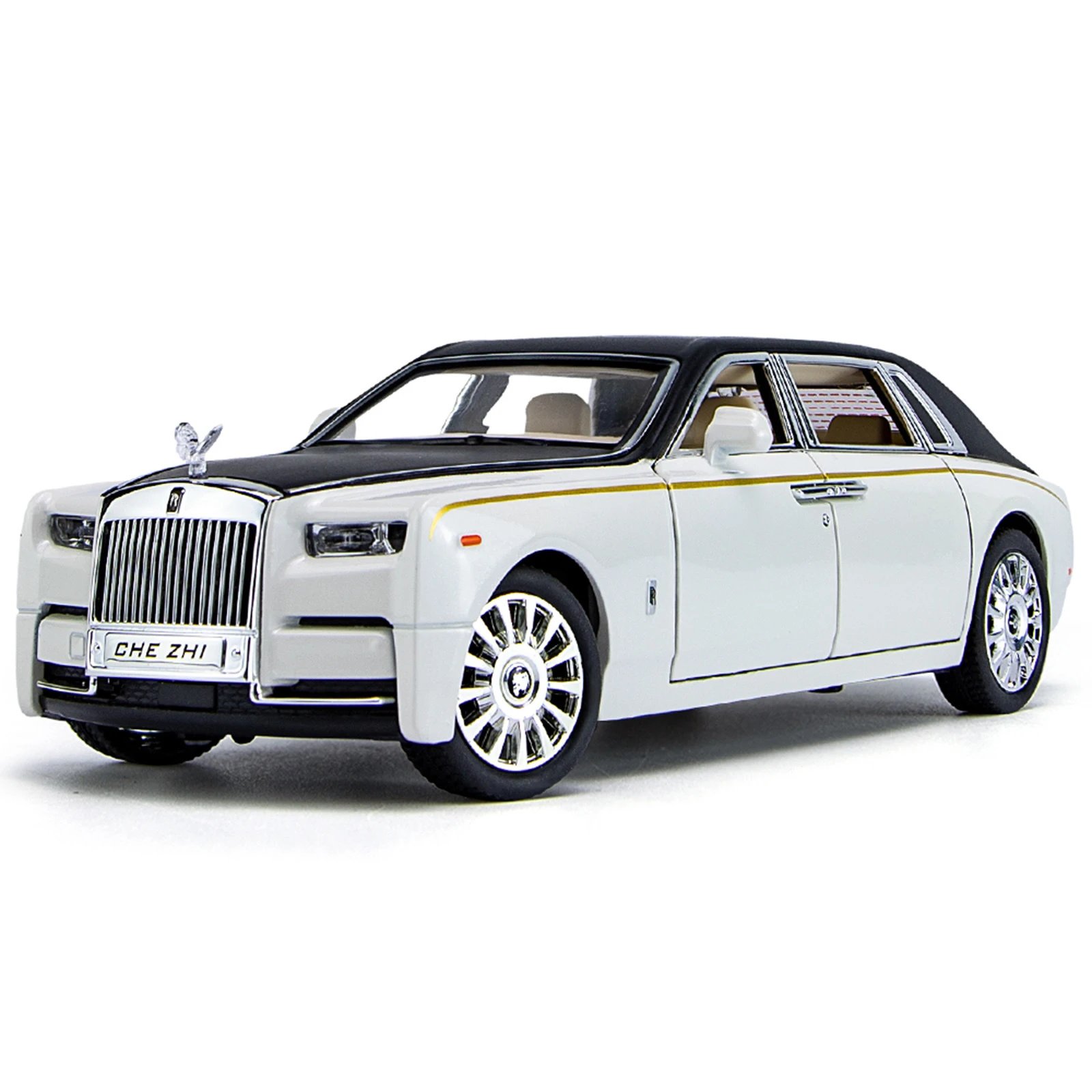1:24 Phantom Diecast Luxury Sedan Model - Toy Finds, Diecast Finds, Model Car Spreadsheet, Toy Spreadsheet - 141327