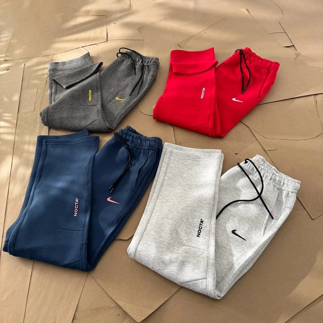 Nike NOCTA Tech Fleece Sweatpants Light Gray - 4