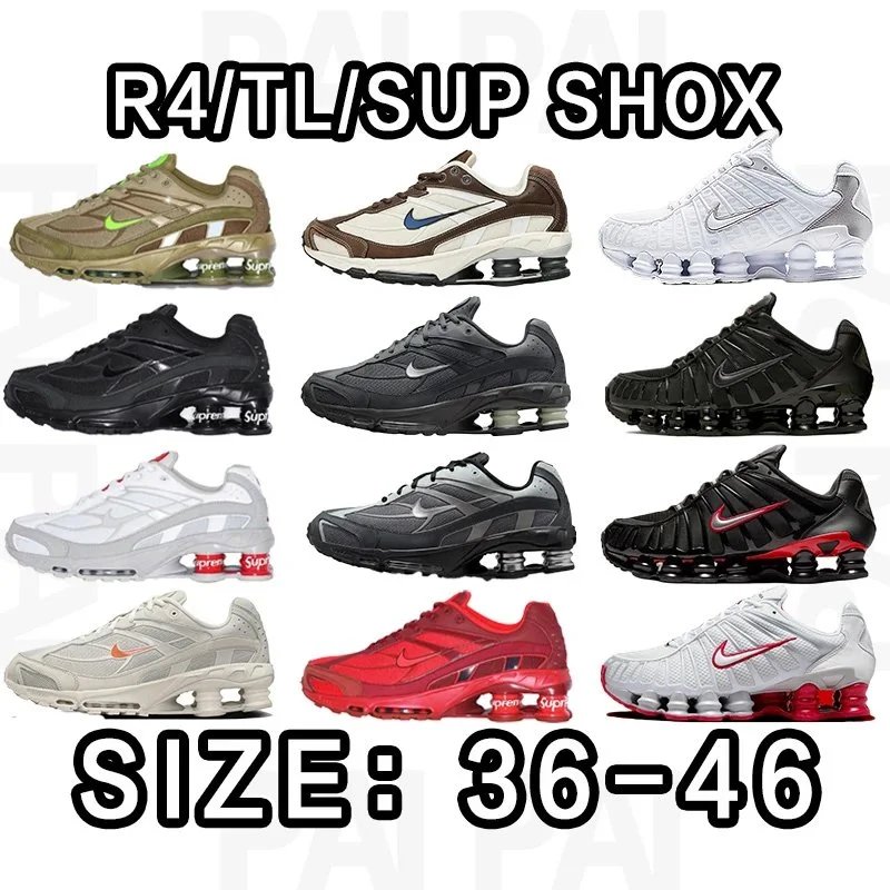Nike R4/TL/SUP Shox Sneakers Size 36-46