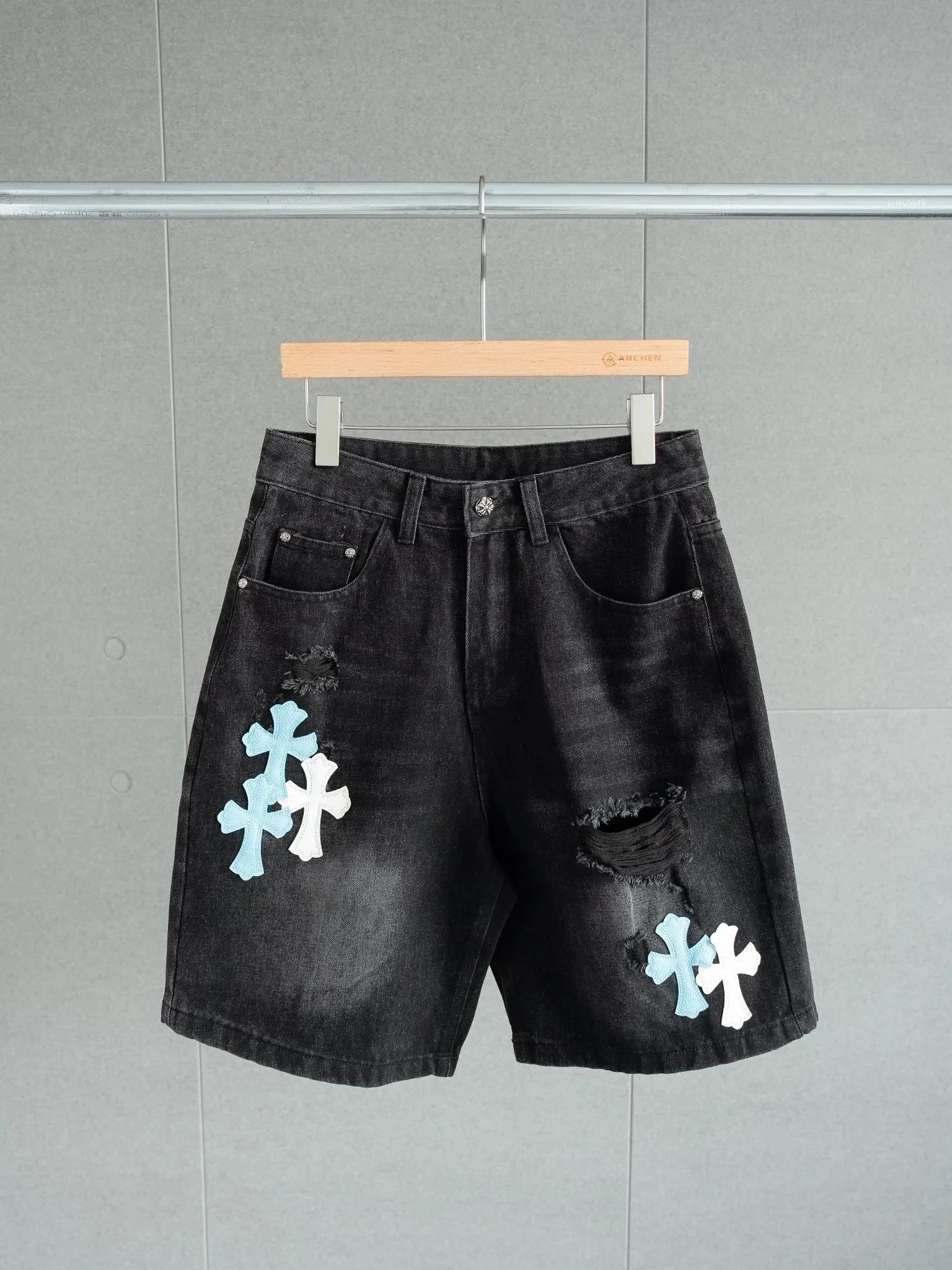 Chrome Hearts Denim Shorts