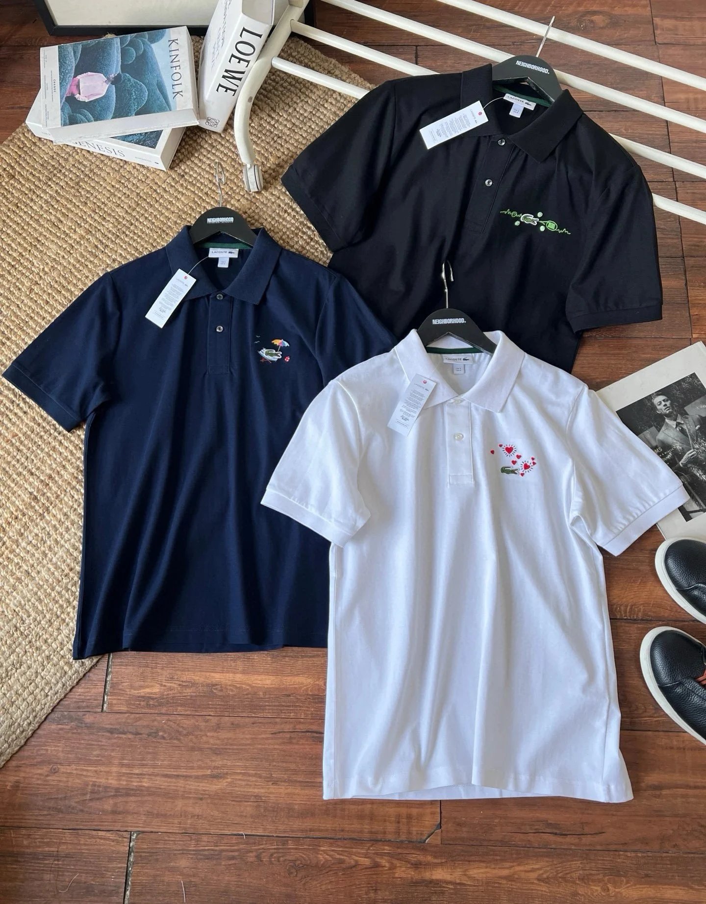Embroidered Short Sleeve Polo Shirt