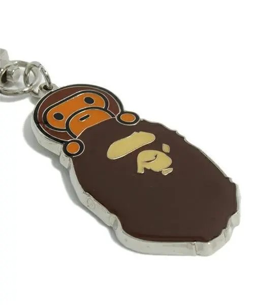 A BATHING APE APE HEAD KEYCHAIN Keychain
