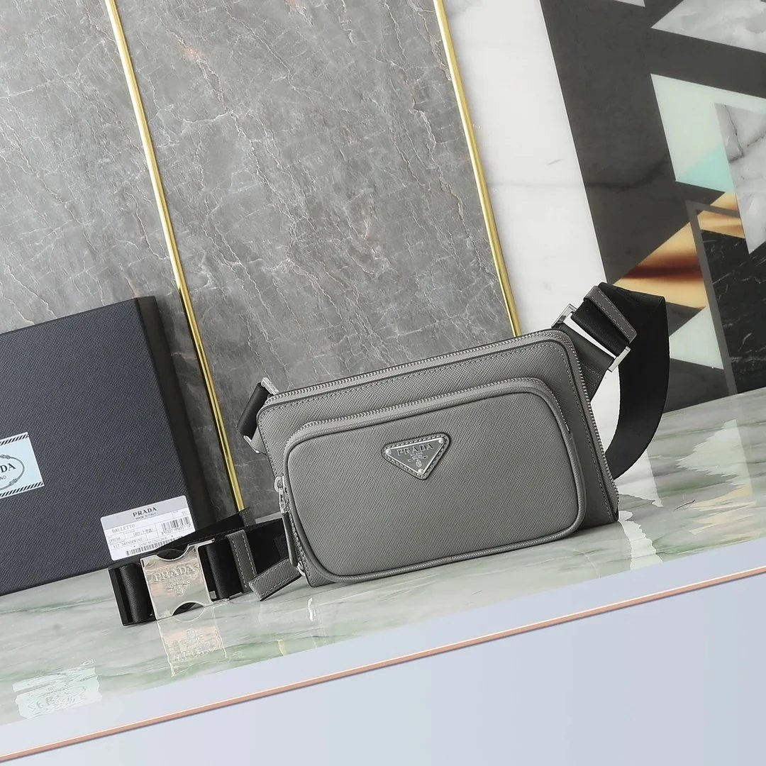 Grey Belt Bag P590A(2VH156-3) - Bag Spreadsheet, Bag Picks, Accessory Finds - 142463