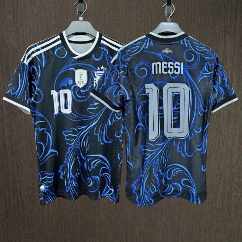 Adidas x Argentina National Team Messi 10 Baroque Print Jersey