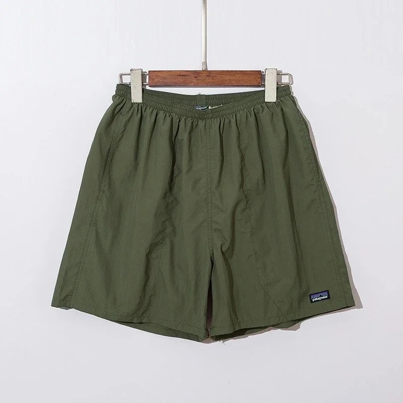 Patagonia Shorts Elastic-Waist Outdoor — 8308# Army Green
