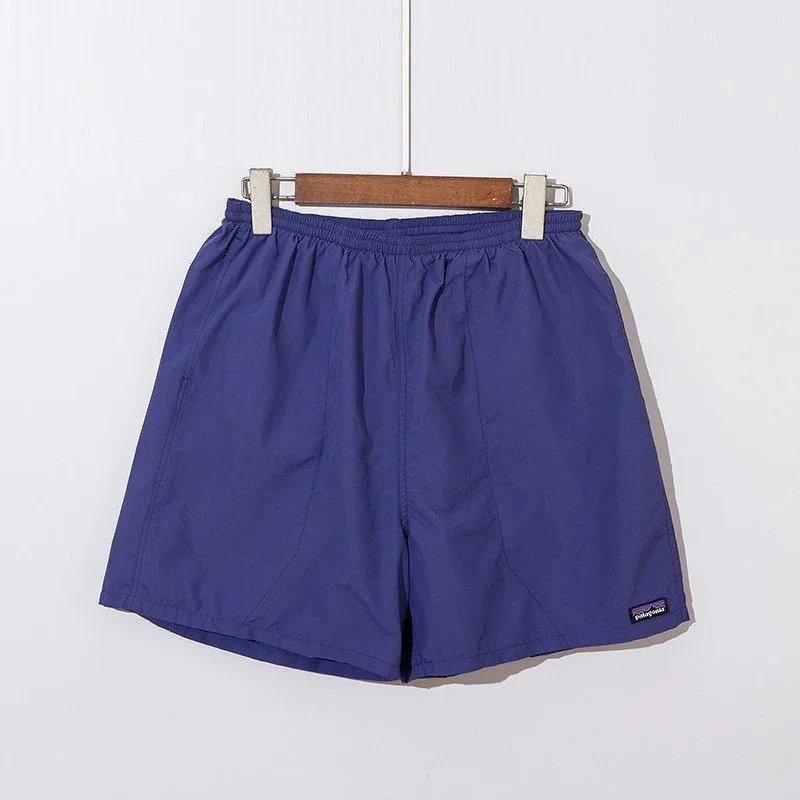 Patagonia Shorts Elastic-Waist Outdoor — 8308# Sapphire Blue