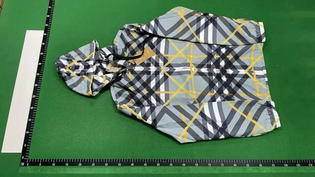 Adidas Jackets Hooded monogram windbreaker with contrast striped sleeves product detail image 14