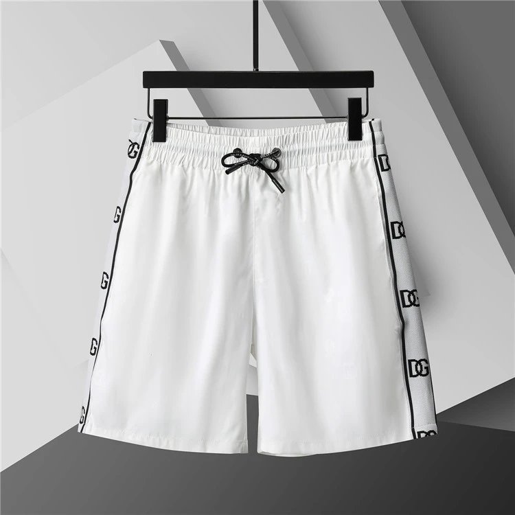 Unbranded Shorts Elastic-Waist Drawstring with Side Letter Print image 5