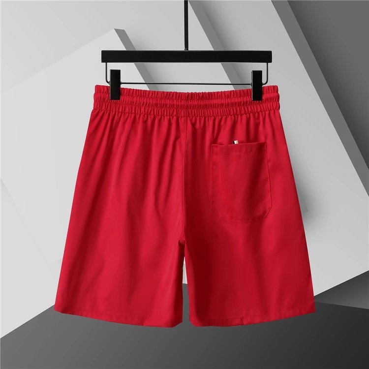 Unbranded Shorts Elastic-Waist Drawstring with Side Letter Print image 2
