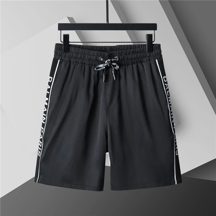 Unbranded Shorts Elastic-Waist Drawstring with Side Letter Print image 3