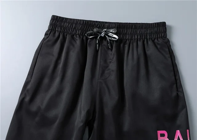 Unbranded Shorts Elastic-Waist Drawstring with Side Letter Print product detail image 2