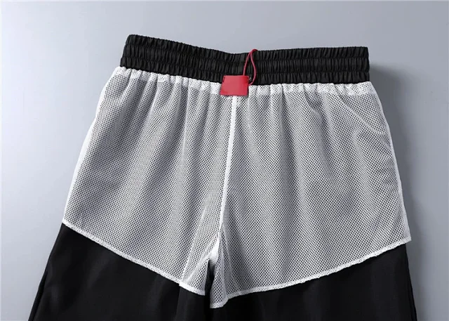 Unbranded Shorts Elastic-Waist Drawstring with Side Letter Print product detail image 1