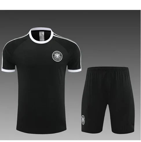 CBF Brazil Training Jersey and Shorts Set Navy with Lime Green Accents - 10