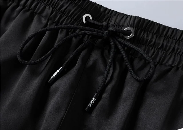Unbranded Shorts Elastic-Waist Drawstring with Side Letter Print product detail image 3
