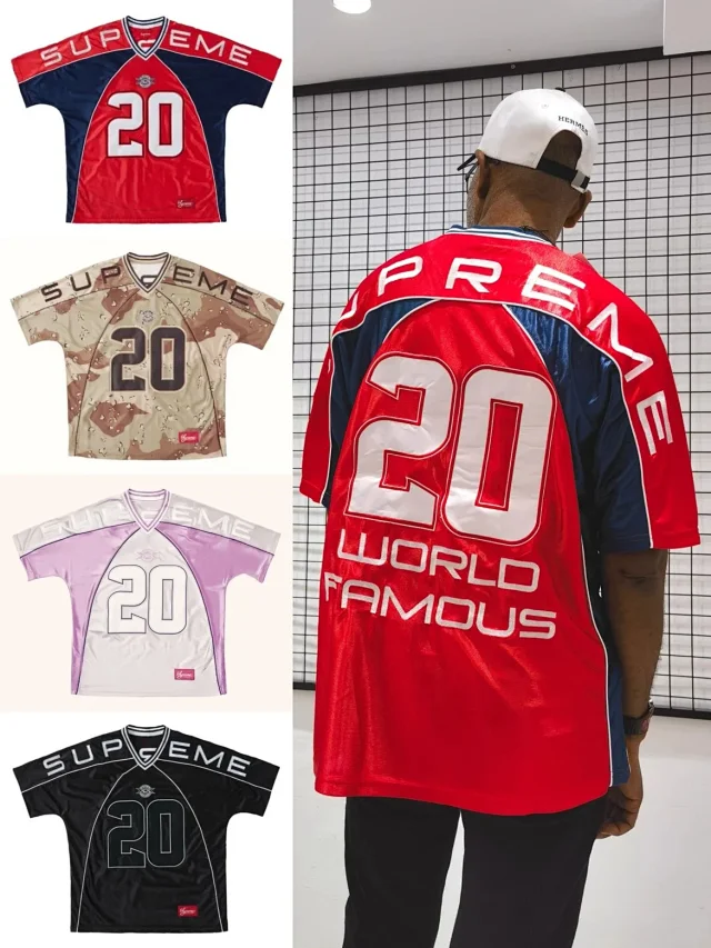 Supreme Football Jerseys World Famous 20 Jersey product detail image 1