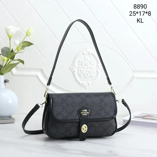 Coach Signature Crossbody Bag Black - 1