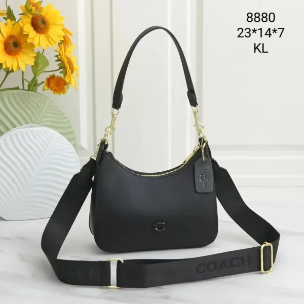 Coach Mini Hobo Bag Black Shoulder Bag - 1