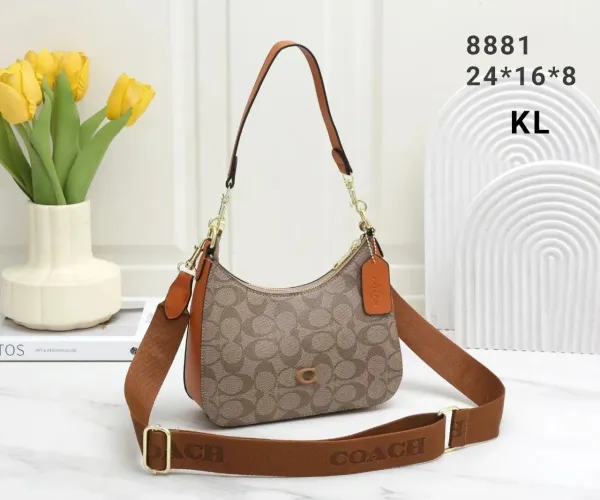 Coach Tabby Mini Shoulder Bag Beige Crossbody Bag - 2