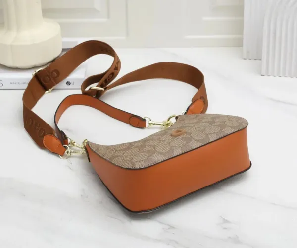 Coach Tabby Mini Shoulder Bag Beige Crossbody Bag - 4