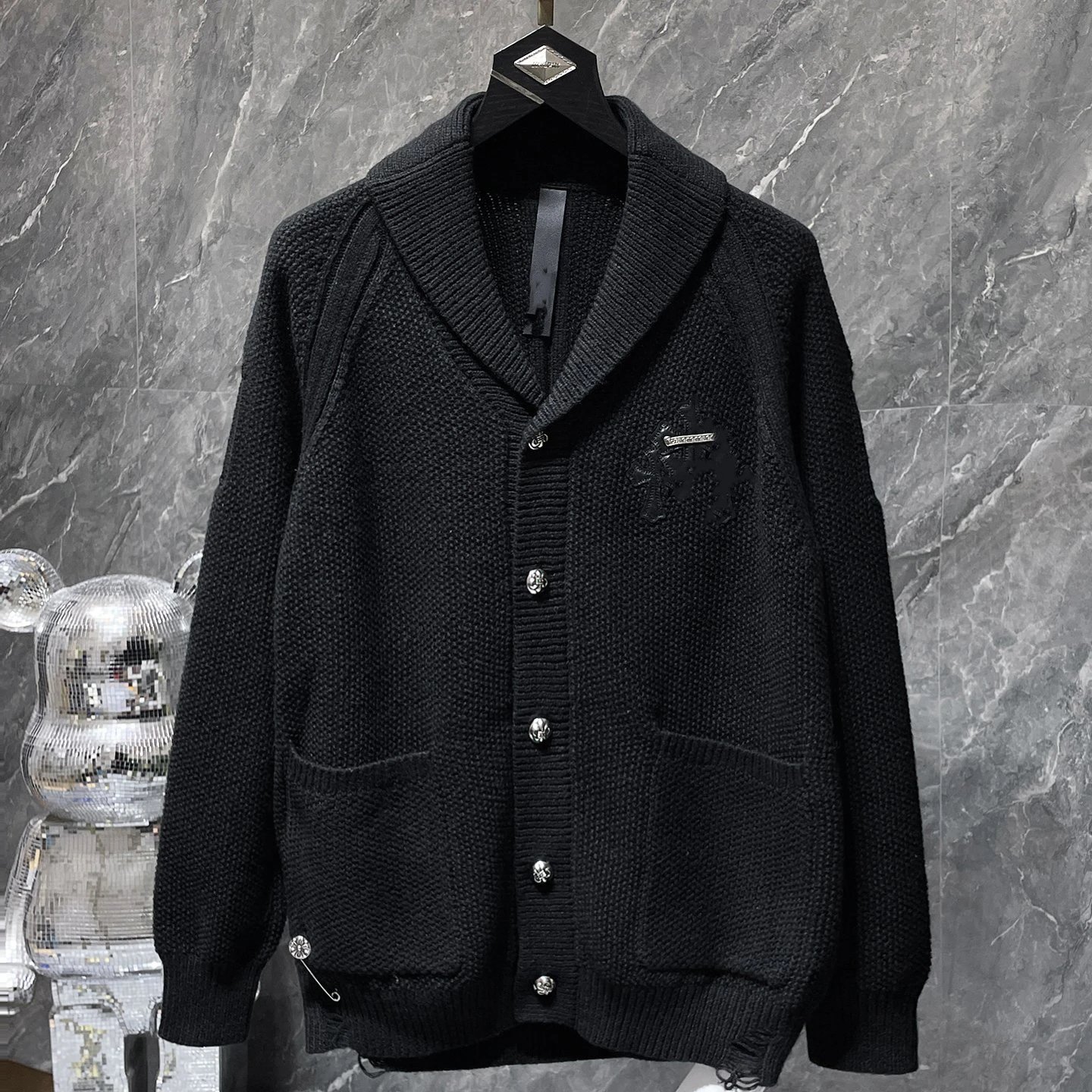 Autumn Winter Ch New Style Banana Collar Wool Leather 8