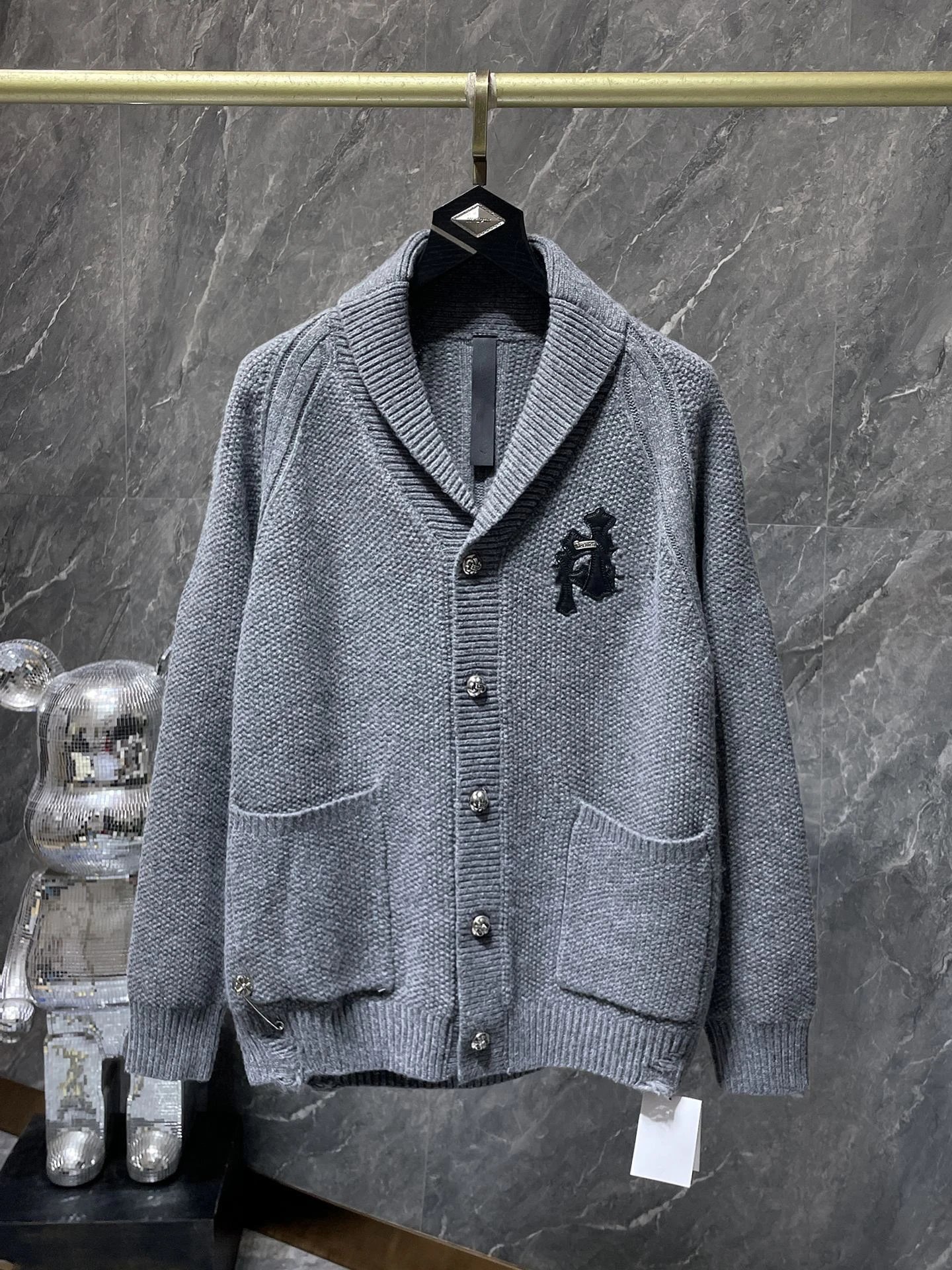 Autumn Winter Ch New Style Banana Collar Wool Leather 4