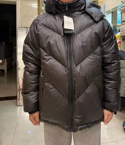 Nike Handprint Puffer Jacket Army Green/Black - 5