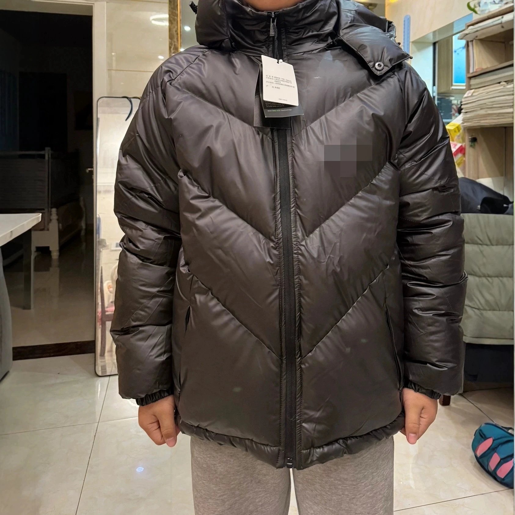 Nike Handprint Puffer Jacket Army Green/Black