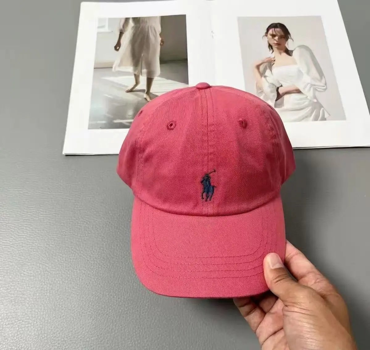 Polo Ralph Lauren Cotton Chino Cap Pink
