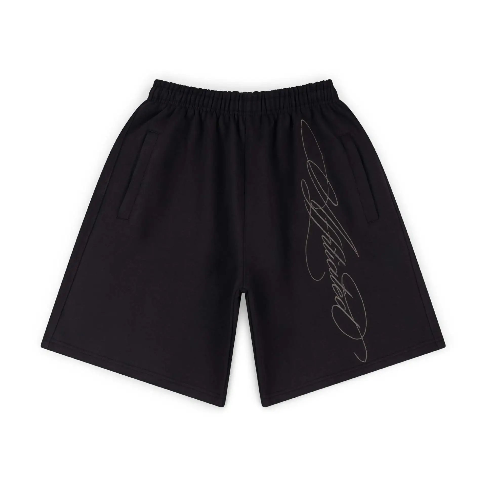 Unbranded Gtx01 Sweat Shorts Loose Letter Embroidery Black