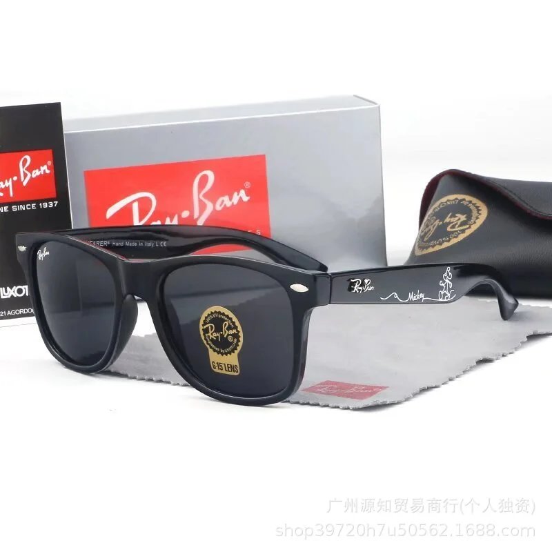 Other Mickey Mouse Wayfarer Acetate Sunglasses Black Green