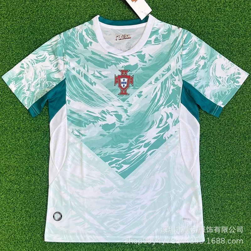 Portugal 2022 Pre-Match Training Jersey Teal/White