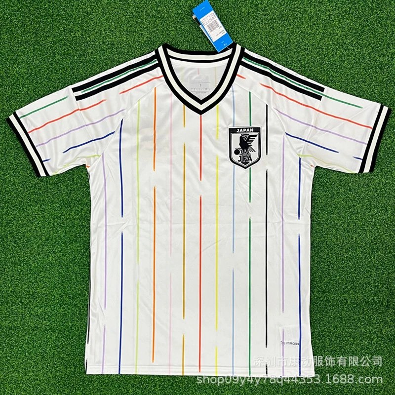 adidas x Japan Retro 1994 Multicolor Pinstripe Jersey White