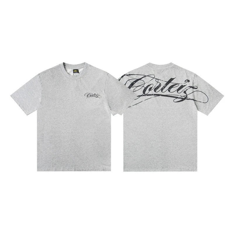 Corteiz Royale Heavyweight T-shirt Script Logo Grey