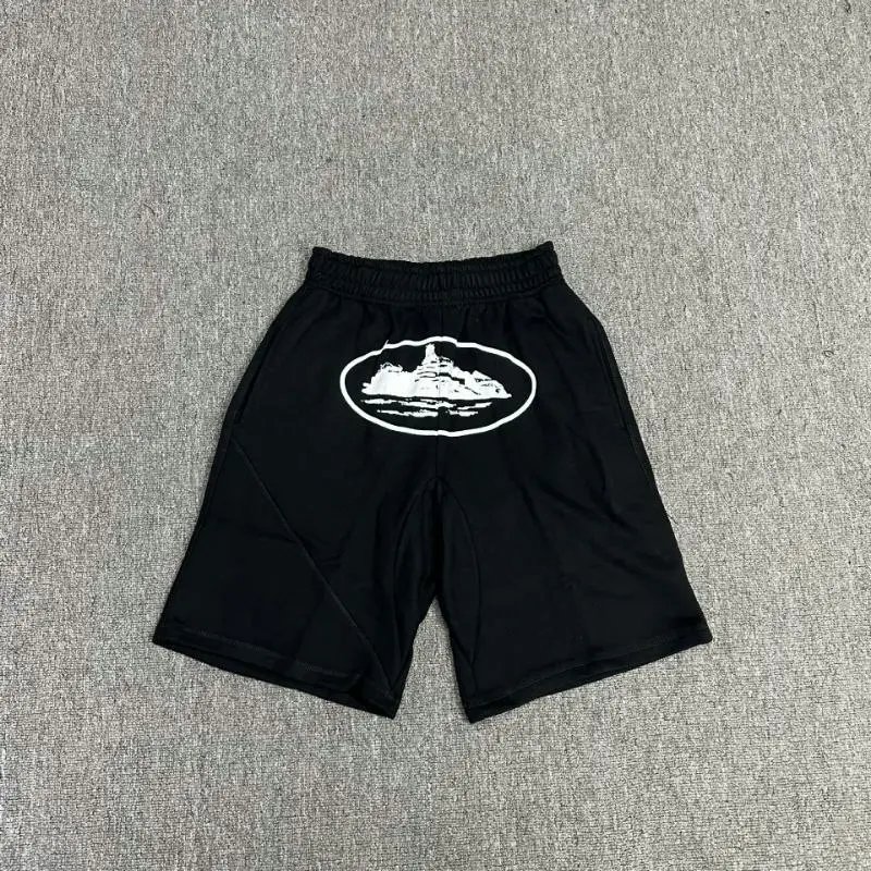 Corteiz OG Alcatraz Sweat Shorts Black